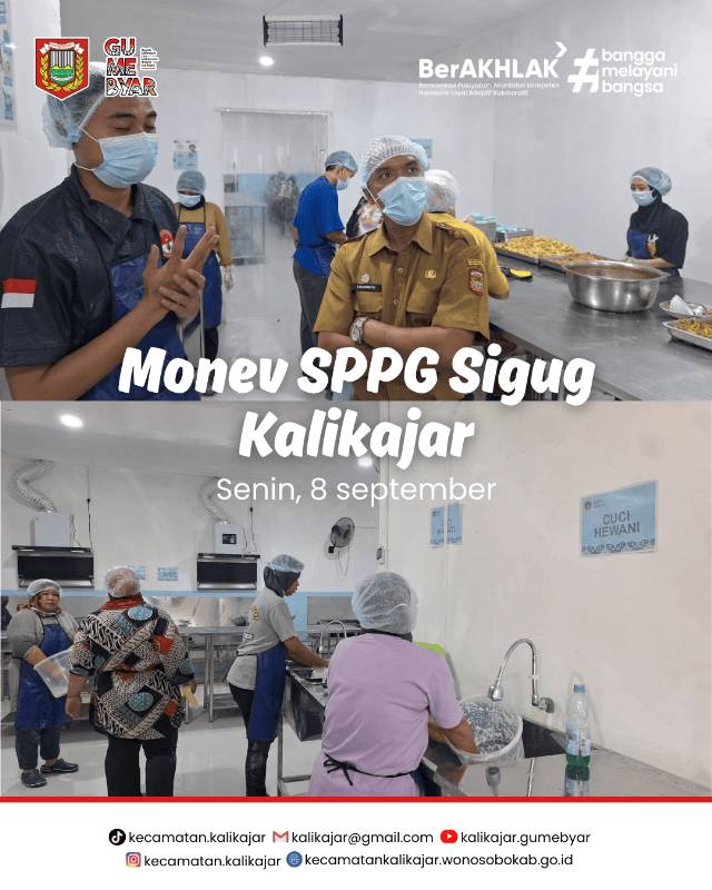 Monev SPPG Sigug Kalikajar: Menjaga Kualitas, Menguatkan Kepercayaan